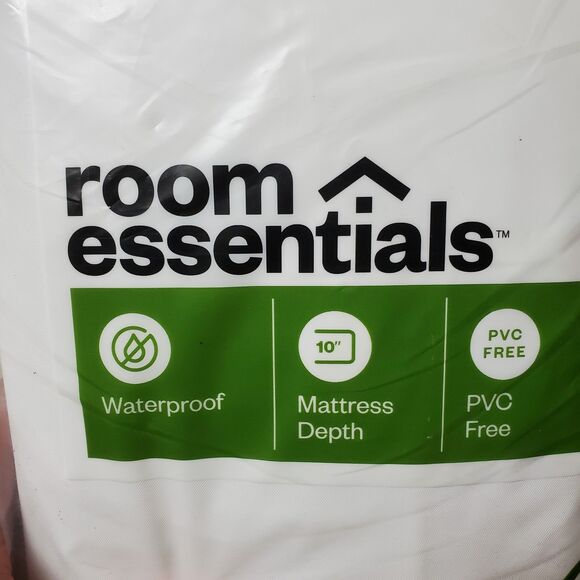 Room  Essentials OEKO TEX Zippered Mattress Protector Twin XL 10"Depth - Picture 4 of 8